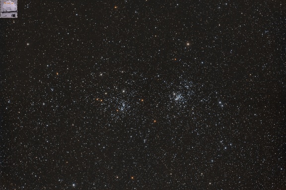 h Persei (NGC 869) und Chi Persei (NGC 884)