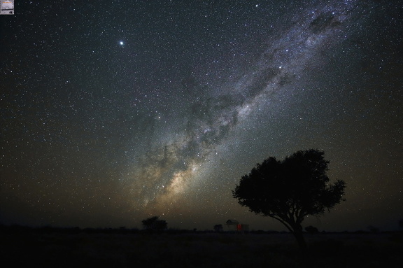 Milchstraße über Tivoli / Namibia 